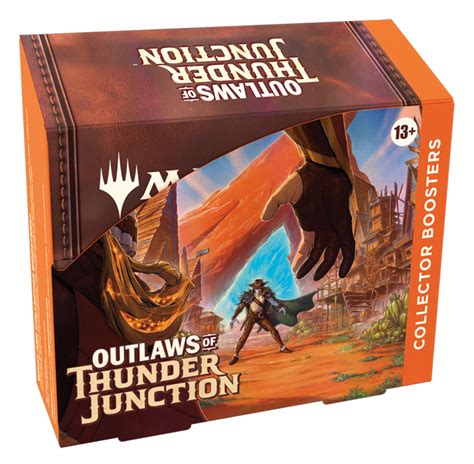 outlaws of thunder junction collectors box|mtg booster box clearance.